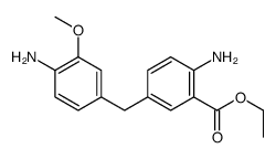 ethyl 2-amino-5-[(4-amino-3-methoxyphenyl)methyl]benzoate CAS:68003-13-4 第1张