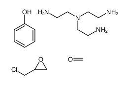 N',N'-bis(2-aminoethyl)ethane-1,2-diamine,2-(chloromethyl)oxirane,formaldehyde,phenol