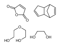 Ethylene glycol, diethylene glycol, maleic anhydride, dicyclopentadiene polymer