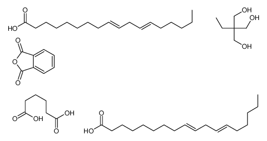 2-benzofuran-1,3-dione,2-ethyl-2-(hydroxymethyl)propane-1,3-diol,hexanedioic acid,(9Z,12Z)-octadeca-9,12-dienoic acid