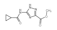 1H-1,2,4-Triazole-3-carboxylicacid,5-[(cyclopropylcarbonyl)amino]-,methyl