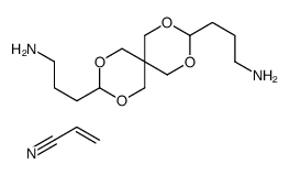 3-[3-(3-aminopropyl)-2,4,8,10-tetraoxaspiro[5.5]undecan-9-yl]propan-1-amine,prop-2-enenitrile