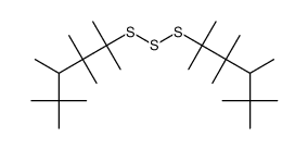 2-(2,3,3,4,5,5-hexamethylhexan-2-yltrisulfanyl)-2,3,3,4,5,5-hexamethylhexane