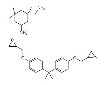 3-(aminomethyl)-3,5,5-trimethylcyclohexan-1-amine,2-[[4-[2-[4-(oxiran-2-ylmethoxy)phenyl]propan-2-yl]phenoxy]methyl]oxirane