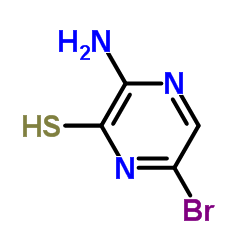 3-amino-6-bromopyrazine-2-thiol