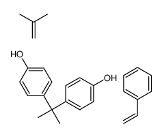 4-[2-(4-hydroxyphenyl)propan-2-yl]phenol,2-methylprop-1-ene,styrene