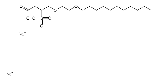 disodium,4-(2-dodecoxyethoxy)-3-sulfonatobutanoate