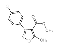 Methyl 3-(4-chlorophenyl)-5-methylisoxazole-4-carboxylate