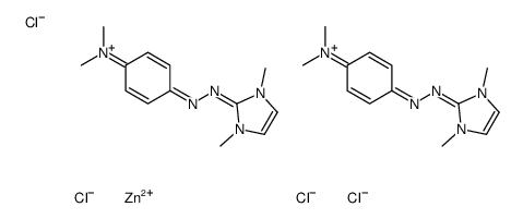 zinc,4-[(1,3-dimethylimidazol-1-ium-2-yl)diazenyl]-N,N-dimethylaniline,tetrachloride