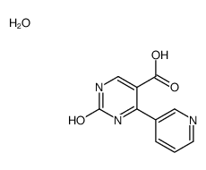 2-oxo-6-pyridin-3-yl-1H-pyrimidine-5-carboxylic acid,hydrate