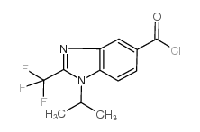 1-propan-2-yl-2-(trifluoromethyl)benzimidazole-5-carbonyl chloride CAS:690632-69-0 第1张