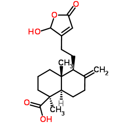 16-Hydroxy-8(17),13-labdadien-15,16-olid-19-oic acid