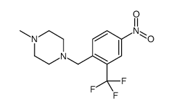 1-Methyl-4-[[4-nitro-2-(trifluoromethyl)phenyl]methyl]-piperazine Cas:694499-24-6 第1张