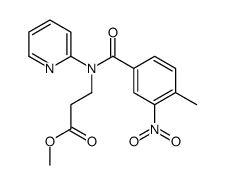 methyl 3-[(4-methyl-3-nitrobenzoyl)-pyridin-2-ylamino]propanoate