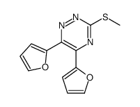 5,6-bis(furan-2-yl)-3-methylsulfanyl-1,2,4-triazine