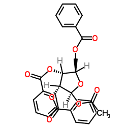 1-O-Acetyl-2,3,5-tri-O-benzoyl-beta-D-ribofuranose Cas:6974-32-9 第1张