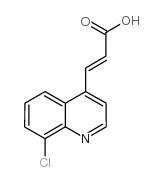 3-(8-chloroquinoline-4-yl)acrylic acid