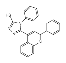 4-phenyl-3-(2-phenylquinolin-4-yl)-1H-1,2,4-triazole-5-thione