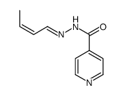 N-[(E)-[(E)-but-2-enylidene]amino]pyridine-4-carboxamide