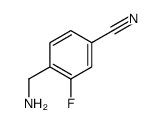 4-(Aminomethyl)-3-fluorobenzonitrile CAS:701264-00-8 第1张