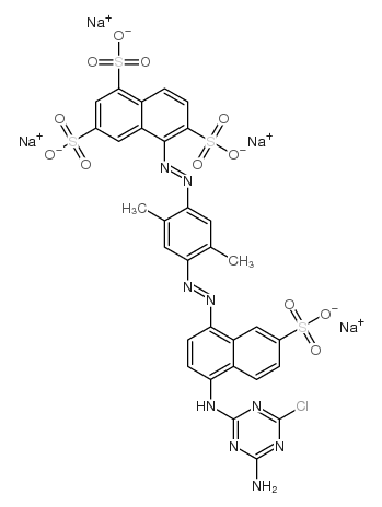 tetrasodium 5-[[4-[[4-[(4-amino-6-chloro-1,3,5-triazin-2-yl)amino]-7-sulphonato-1-naphthyl]azo]-2,5-dimethylphenyl]azo]naphthalene-1,3,6-trisulphonate