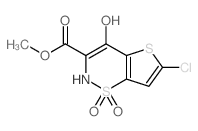 6-chloro-4-hydroxy-3-metho-xycarbonyl-2h-thieno[2,3-e]-1,2-thiazine- 1,1-dioxide CAS:70374-51-5 manufacturer price 第1张