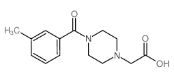 2-[4-(3-methylbenzoyl)piperazin-1-yl]acetic acid