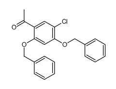 1-[5-chloro-2,4-bis(phenylmethoxy)phenyl]ethanone