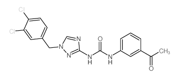 1-(3-acetylphenyl)-3-[1-[(3,4-dichlorophenyl)methyl]-1,2,4-triazol-3-yl]urea