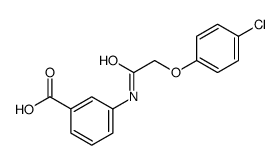 3-[[2-(4-chlorophenoxy)acetyl]amino]benzoic acid