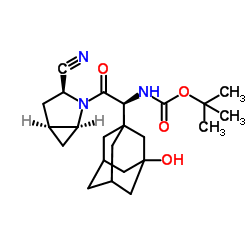 tert-butyl N-[2-(3-cyano-2-azabicyclo[3.1.0]hexan-2-yl)-1-(3-hydroxy-1-adamantyl)-2-oxoethyl]carbamate