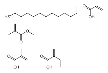 dodecane-1-thiol,2-methylidenebutanoic acid,methyl 2-methylprop-2-enoate,2-methylprop-2-enoic acid,prop-2-enoic acid