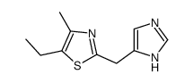 5-Ethyl-2-(1H-imidazol-4-ylmethyl)-4-methyl-1,3-thiazole CAS:713487-38-8 第1张