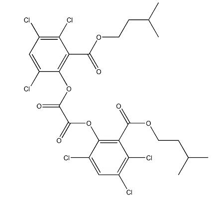 Bis(2,4,5-trichloro-6-i-pentoxycarbonylphenyl) oxalate