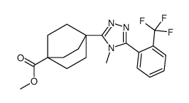 methyl 1-[4-methyl-5-[2-(trifluoromethyl)phenyl]-1,2,4-triazol-3-yl]bicyclo[2.2.2]octane-4-carboxylate