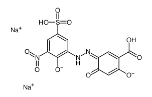 disodium,3-[(2Z)-2-(3-carboxy-4-hydroxy-6-oxocyclohexa-2,4-dien-1-ylidene)hydrazinyl]-5-nitro-4-oxidobenzenesulfonate