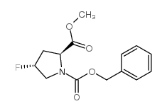 1-O-benzyl 2-O-methyl (2S,4R)-4-fluoropyrrolidine-1,2-dicarboxylate