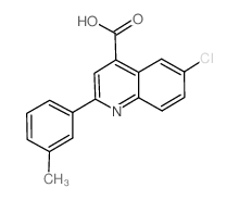 6-Chloro-2-(3-methylphenyl)quinoline-4-carboxylic acid