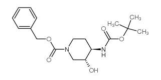 benzyl (3R,4R)-3-hydroxy-4-[(2-methylpropan-2-yl)oxycarbonylamino]piperidine-1-carboxylate