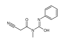 2-Cyano-N-methyl-N-(phenylcarbamoyl)acetamide