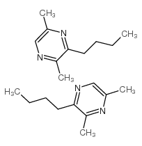 2-butyl-3,5-(and 3,6)-dimethyl pyrazine CAS:72797-18-3 第1张