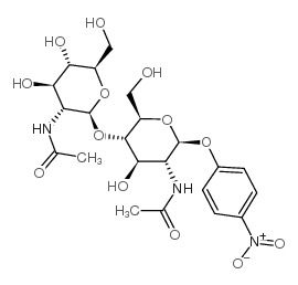 p-nitrophenyl beta-d-n,n'-diacetylchitobiose CAS:7284-16-4 第1张