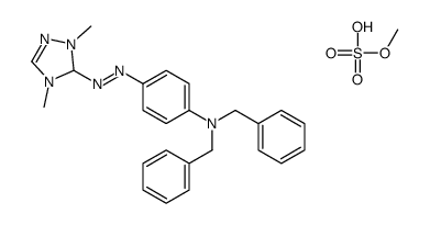 N,N-dibenzyl-4-[(1,4-dimethyl-1,5-dihydro-1,2,4-triazol-1-ium-5-yl)diazenyl]aniline,methyl sulfate