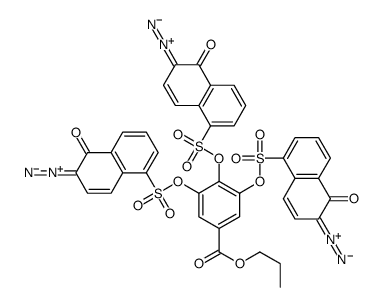 5-[2,3-bis[(6-diazonio-5-oxidonaphthalen-1-yl)sulfonyloxy]-5-propoxycarbonylphenoxy]sulfonyl-2-diazonionaphthalen-1-olate