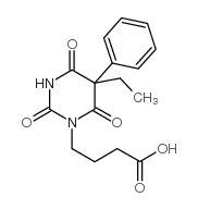 4-(5-ethyl-2,4,6-trioxo-5-phenyl-1,3-diazinan-1-yl)butanoic acid CAS:73211-20-8 第1张