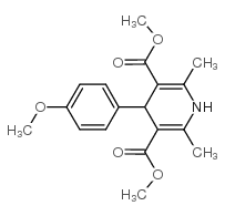 dimethyl 4-(4-methoxyphenyl)-2,6-dimethyl-1,4-dihydropyridine-3,5-dicarboxylate CAS:73257-47-3 第1张