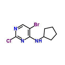 5-broMo-2-chloro-N-cyclopentylpyriMidin-4-aMine Cas:733039-20-8 第1张