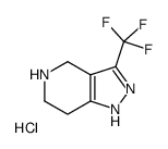 3-(Trifluoromethyl)-4,5,6,7-tetrahydro-1H-pyrazolo[4,3-c]pyridine hydrochloride