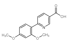 6-(2,4-dimethoxyphenyl)pyridine-3-carboxylic acid