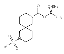 2,8-Diazaspiro[4.5]decane-2-carboxylic acid, 8-(methylsulfonyl)-, 1,1-dimethylethyl ester CAS:742067-22-7 第1张